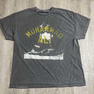 Muhammad Ali Boxing T-Shirt Men's Xl Gray